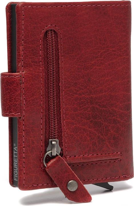 Actual product image The Chesterfield Brand Antique Buff credit card holder RFID protection leather 7 cm