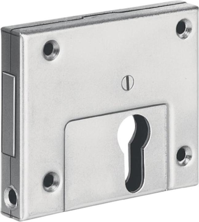 Amf Riegelschloss 49 DIN links / rechts PZ mit Winkelschliessblech Dornmass 60 mm