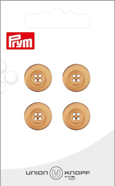 Produktbild Prym Knöpfe 4-Loch 15 mm, 4 Stück, Beige