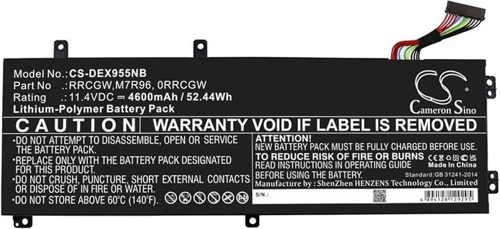 Image du produit GreenCell Batterie d'ordinateur portable RRCGW pour Dell XPS 15 9550 Precision 5510 - 11.4V - 4600mAh (4600 mAh)