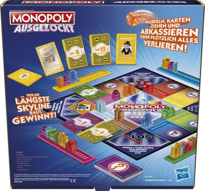 Actual product image Monopoly Ausgezockt Board Game (German)