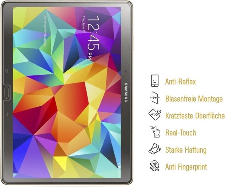 Actual product image Protectorking 2x Panzerfolie Anti-Shock matt entspiegelt (2 Piece, Galaxy Tab S 10.5)