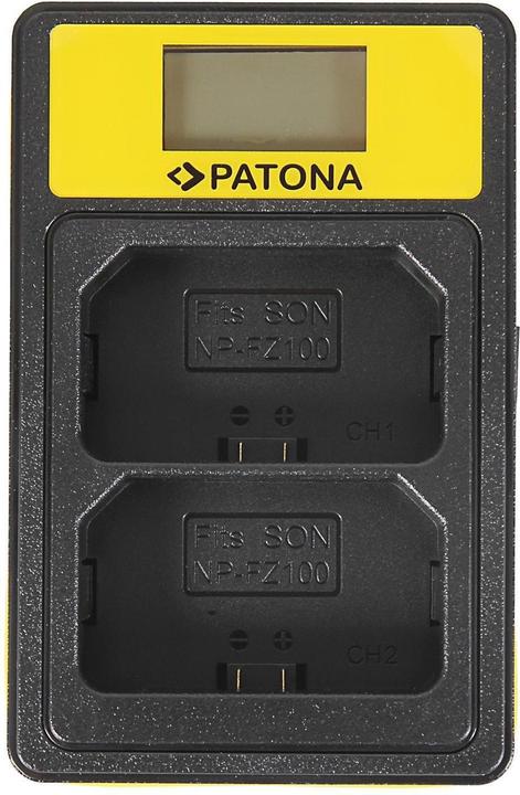 Immagine prodotto Patona Smart Dual LCD USB Sony NP-FZ100 (Caricabatterie per fotocamere)