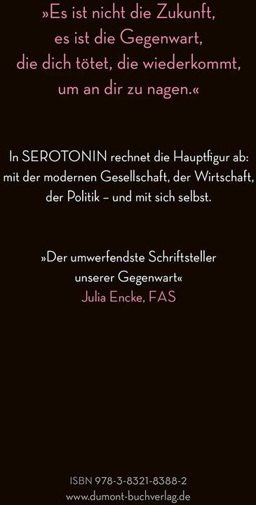 Produktbild Serotonin (Deutsch, Michel Houellebecq, 2019)