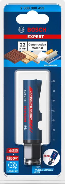 Productafbeelding Bosch Professional Zubehör Expert gatenzaag voor bouwmateriaal, 22 x 60 mm (22 mm)
