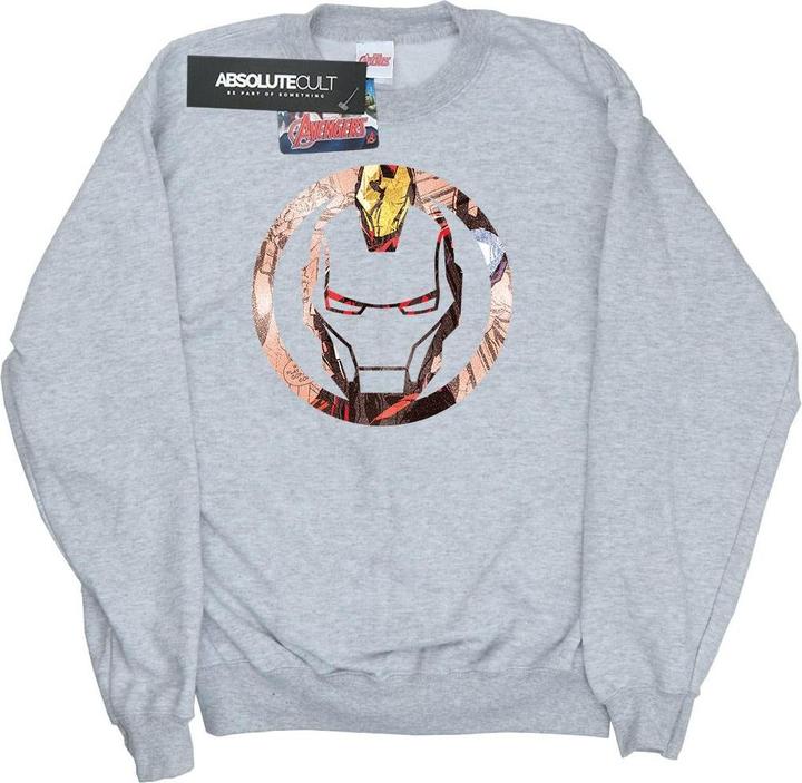 Immagine prodotto Iron Man Montage Symbol Felpa Ragazze (152, 158)