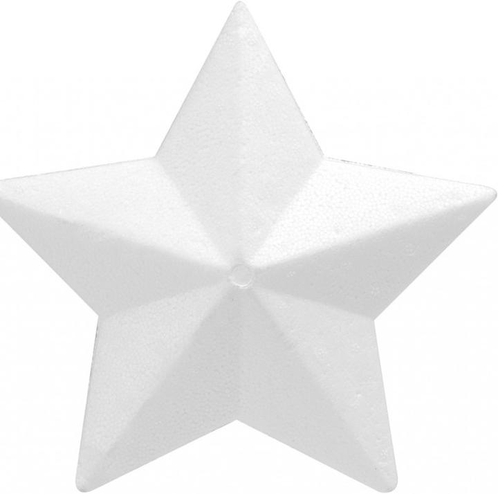Actual product image Glorex Styrofoam star 20 cm