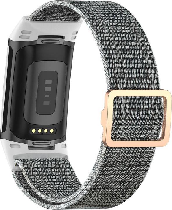 Image du produit Cover-Discount Fitbit Charge 6 - Bracelet de remplacement en tissu nylon (Nylon)
