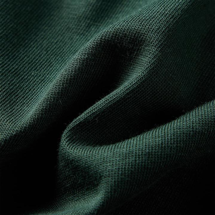 Produktbild VidaXL Kinder-Langarmshirt Dunkelgrün 104,Material: 100 (104)