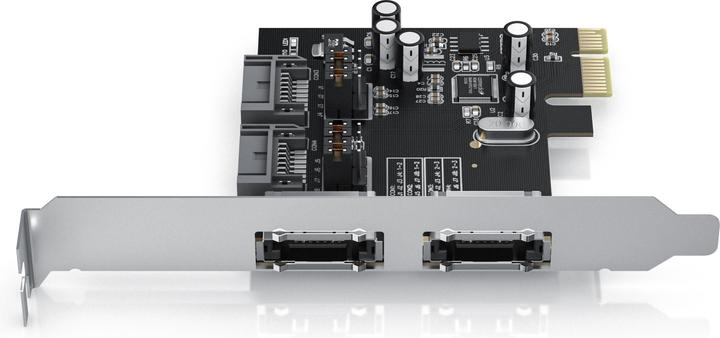Actual product image CSL PCI Express interface card for SATA III / eSata III