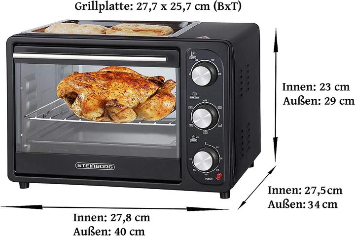 Produktbild Steinborg Mini Backofen