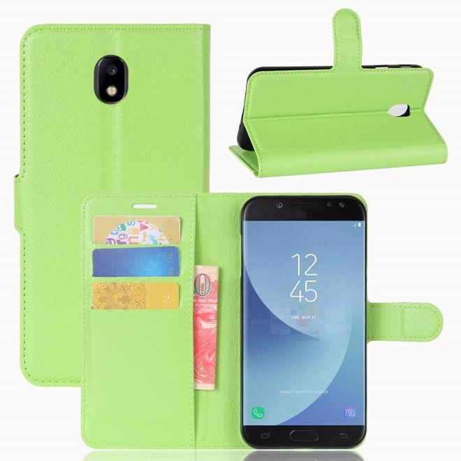 Produktbild MU Classic Leder Hülle mit Litchitextur (Samsung Galaxy J5 (2017))