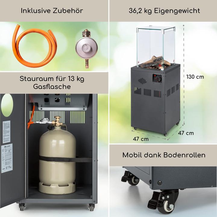 Produktbild Blumfeldt Outdoor-Heizung, Flagranti Crystal View