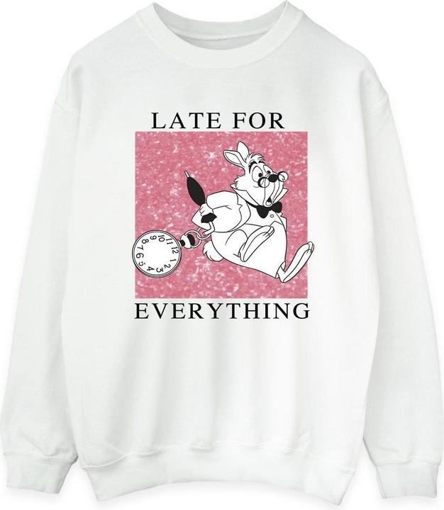 Disney Alice im Wunderland Weisses Kaninchen Sweatshirt