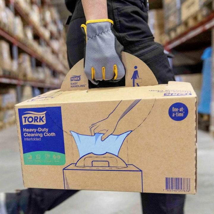 Actual product image Tork Extra Strong Cleaning Cloths Blue W7, 1 x 180 Cloths 530272 Quantity: 180pcs. (1 pcs.)