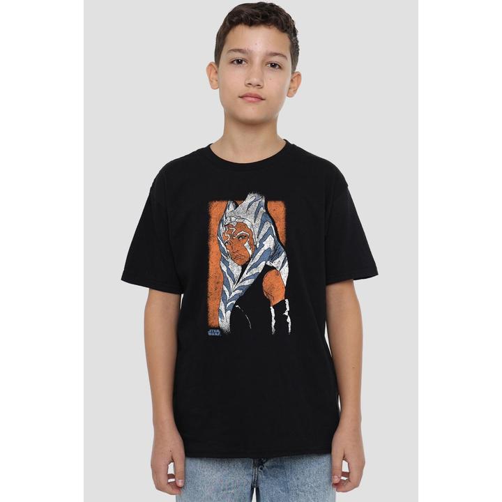 Actual product image Ahsoka Childrens/Kids Sketch T-Shirt (104)