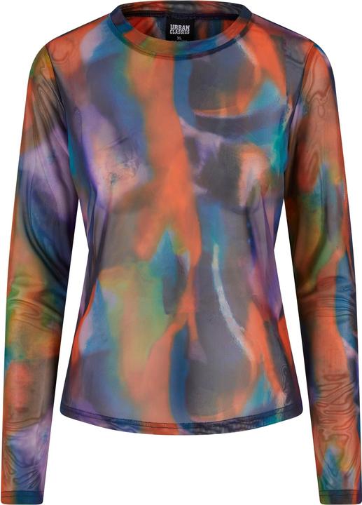 Urban Classics Ladies AOP Mesh Longsleeve - 138403