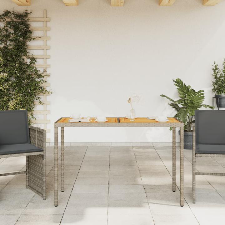 Actual product image VidaXL Garden table with top 115 x 54 x 74 cm (115 cm)