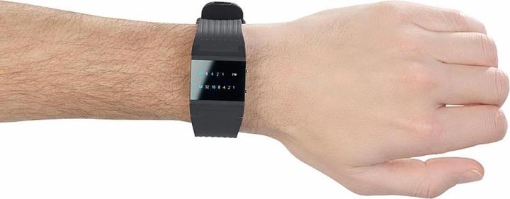 Produktbild St. Leonhard Binär-Armbanduhr "Future Line" für Herren (Digitaluhr)