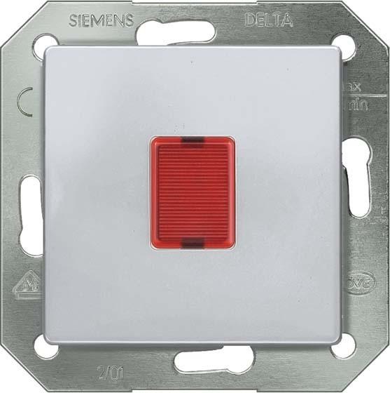 Siemens Light signal aluminium base+centre cover plate AGL 5TD2866