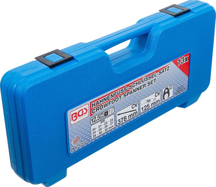 Produktbild BGS Hahnenfussschlüssel-Satz (21 mm, 22 mm, 23 mm, 24 mm, 25 mm, 26 mm, 27 mm, 28 mm, 30 mm, 32 mm, 20 mm)