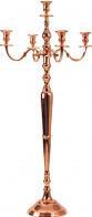 Actual product image IKO 5-arm candlestick rose gold h = 121cm