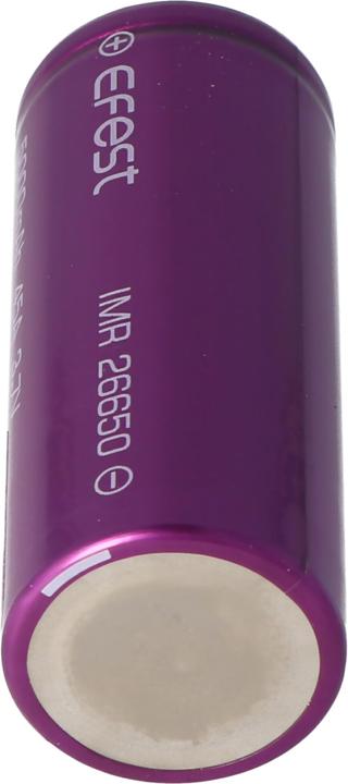 Image du produit Efest Batterie rechargeable Purple IMR26650, non protégée (1 pcs, 26650, 5000 mAh)