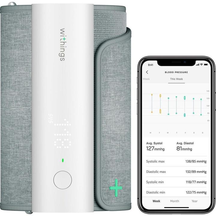 Actual product image Withings BPM Connect (Blood pressure monitor upper arm)