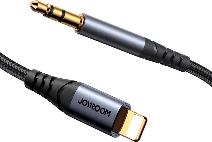 Actual product image Joyroom 3,5 mm – MiniklinkeLightning (1.20 m, 3.5mm jack (AUX), Lightning)