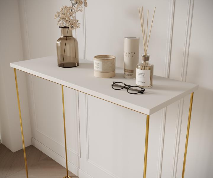 Actual product image ADRK Furniture Milan console table (30 x 80 x 80 cm)