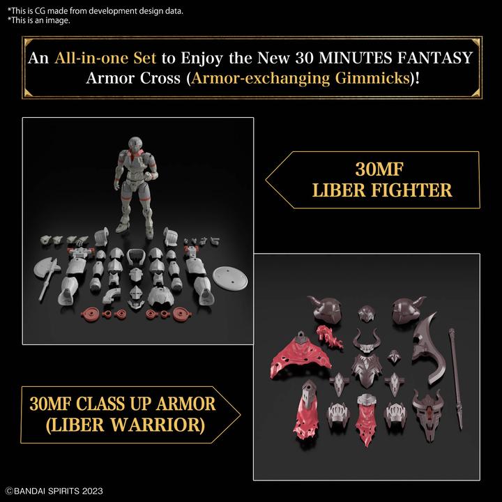 Produktbild Bandai 30 Minutes Fantasy - Liber Warrior