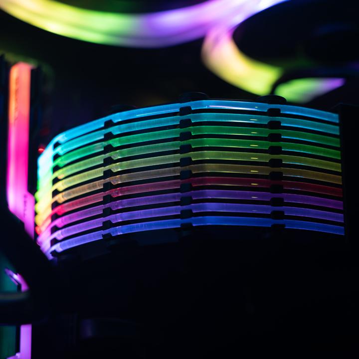 Produktbild Jonsbo DY-1 ARGB Beleuchtung für Mainboard Stromkabel (RGB)