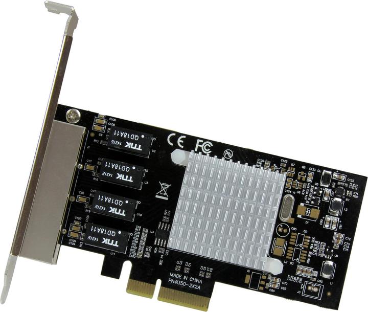 Image du produit StarTech Carte d'interface réseau Gigabit 4 ports - PCIe (PCI-E x4)