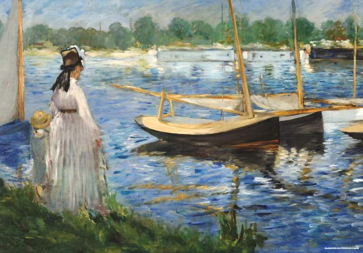 Image du produit D-Toys Puzzle 1000 pièces - Édouard Manet - Les bancs de la Seine à Argenteuil (1000 pièces)