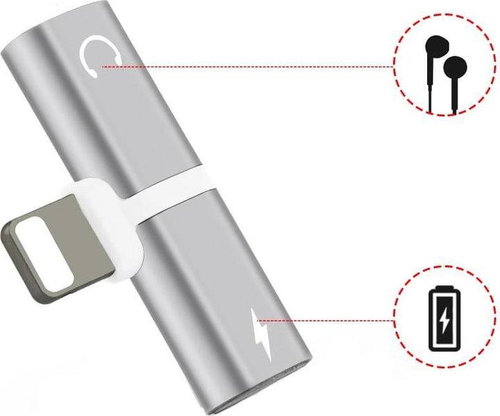 Produktbild JTI Lightning-Adapter für iPhone - Schwarz (Lightning, Lightning)