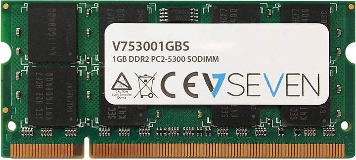 V7 V753001GBS (1 x 1GB, 667 MHz, DDR2-RAM, SO-DIMM)