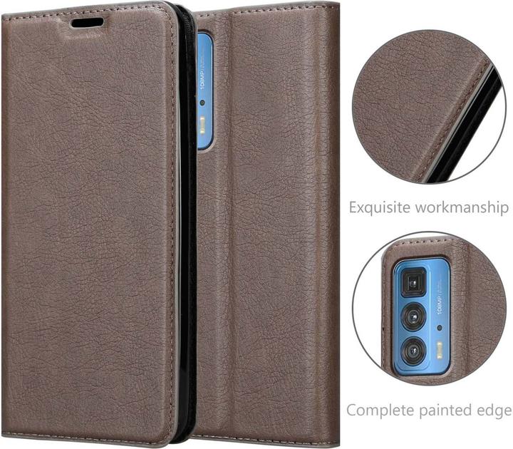 Actual product image Cadorabo Case for Motorola EDGE 20 PRO / EDGE S PRO in Book Invis. Magnet Style (Motorola Edge 20 Pro, Motorola Edge S Pro)