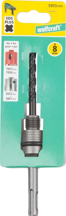 Immagine prodotto wolfcraft Mandrino con SDS-plus (8 millimetri)