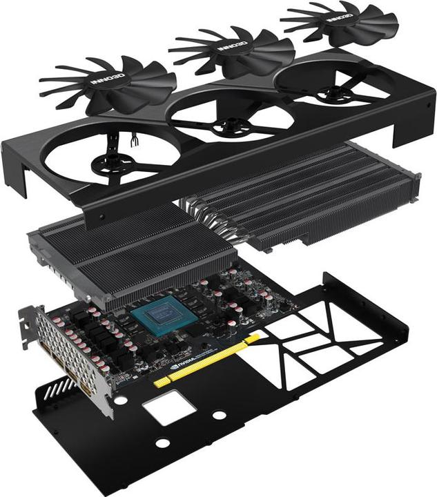 Image du produit Inno3D GEFORCE RTX 4080 SUPER X3 16Go GDDR6X 3xDP 1xHDMI (16 Go)