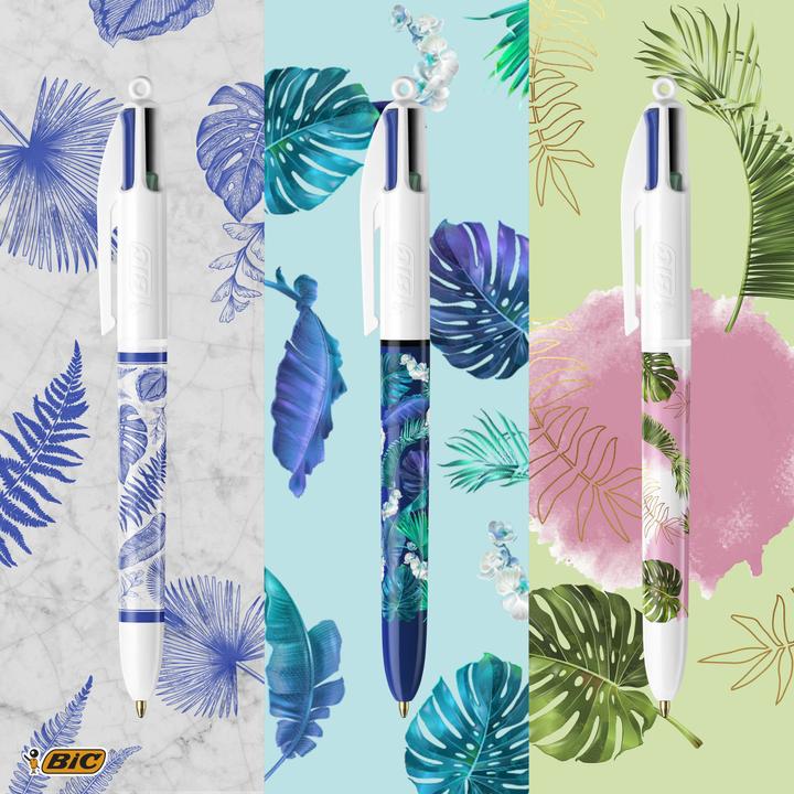 Image du produit Bic Stylo à bille 4-Colours (Multicolore, 1 x)