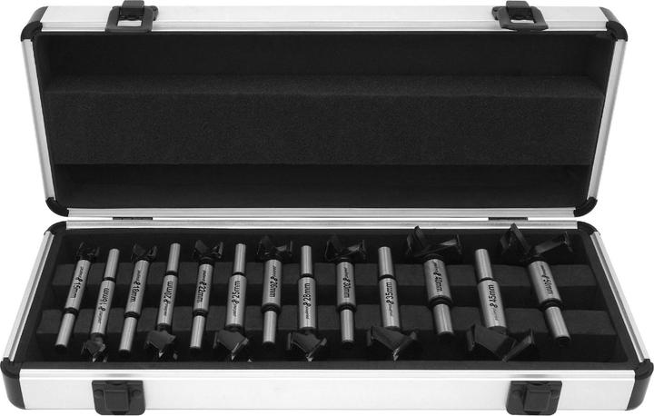 Actual product image Paulimot Kunstbohrer-Set, hartmetallbestückt 13-teilig (15, 16, 18, 20, 22, 25, 26, 28, 30, 40, 45, 50, 35 mm)
