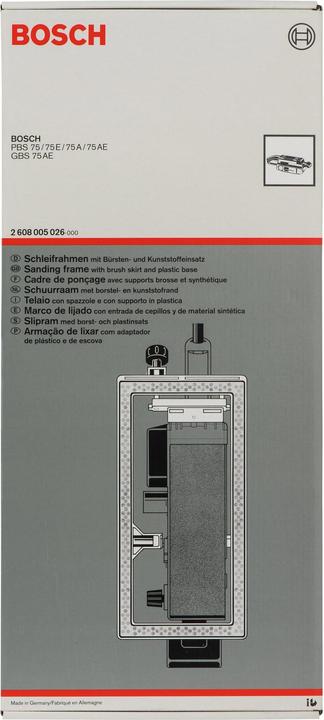 Actual product image Bosch Professional Zubehör Sanding frame PBS 75, GBS 75 A