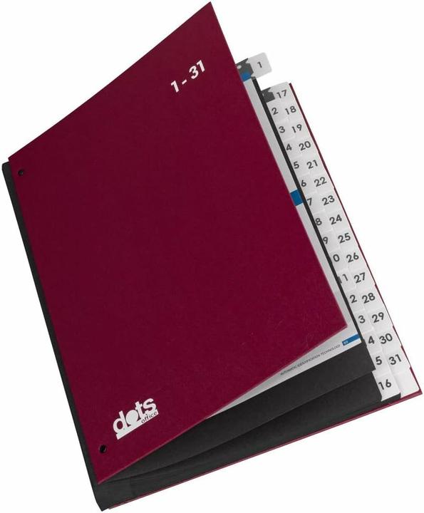 Dots PULTORDNER 1-31 ROT