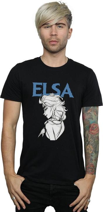 Produktbild Disney Frozen Elsa Profile Sketch TShirt (4XL)