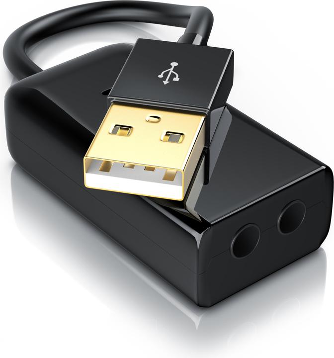 Image du produit Aplic Carte son Virtual 7.1 Surround, USB mini externe, Dynamic 3D Surround, entrée 3,5mm, sortie 3,5mm (USB 2.0)