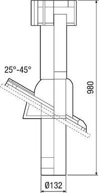 Actual product image Maico MAI DF125T roof duct ventilation terracotta