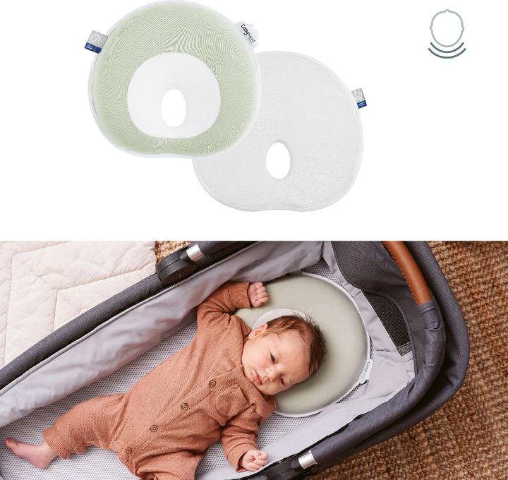 Produktbild Babymoov Baby-Kopfkissen Cosyhead Sage Green (24 x 22.5 x 4 cm)
