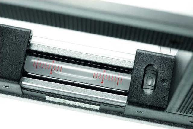 Roeckle Livella a bolla d'aria in cassa 200 mm Rec. 0,1 mm/m (20 cm)