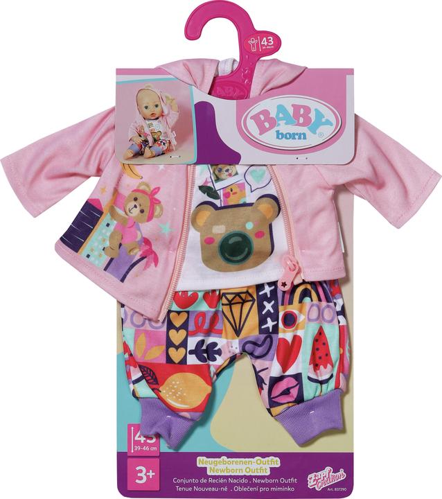 Actual product image Zapf Creation BABY born newborn outfit