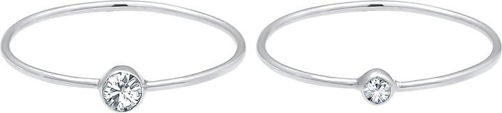 Immagine prodotto Elli Set di anelli, anello solitario (48, 925 Argento)
